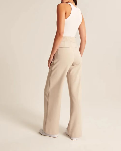 HIGH WAIST TAILORED WIDE LEG PANTS (BUY 2 VIP SHIPPING)