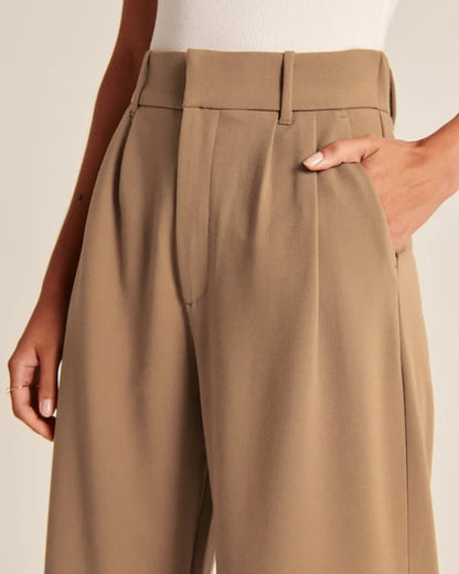 HIGH WAIST TAILORED WIDE LEG PANTS (BUY 2 VIP SHIPPING)