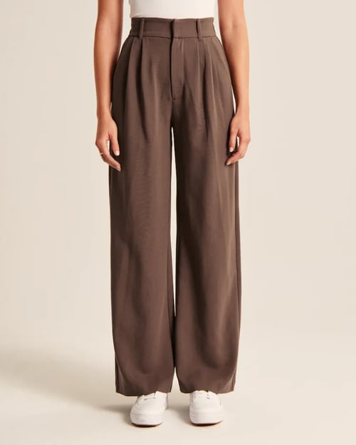 HIGH WAIST TAILORED WIDE LEG PANTS (BUY 2 VIP SHIPPING)