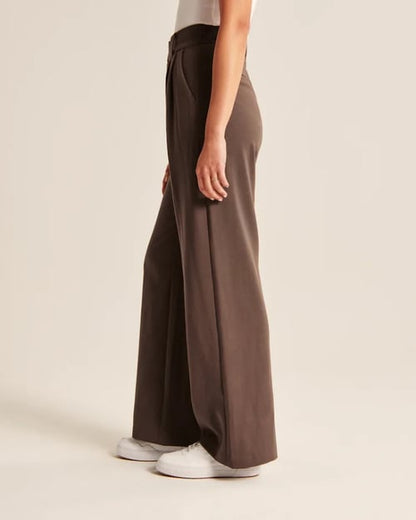 HIGH WAIST TAILORED WIDE LEG PANTS (BUY 2 VIP SHIPPING)