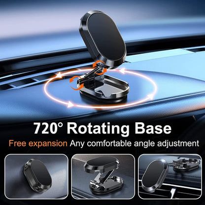 Hot Sale 2022 - New Alloy Folding Magnetic Car Phone Holder