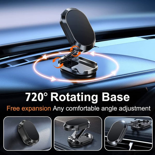 2023 New Alloy Folding Magnetic Car Phone Holder - Last day 51% OFF