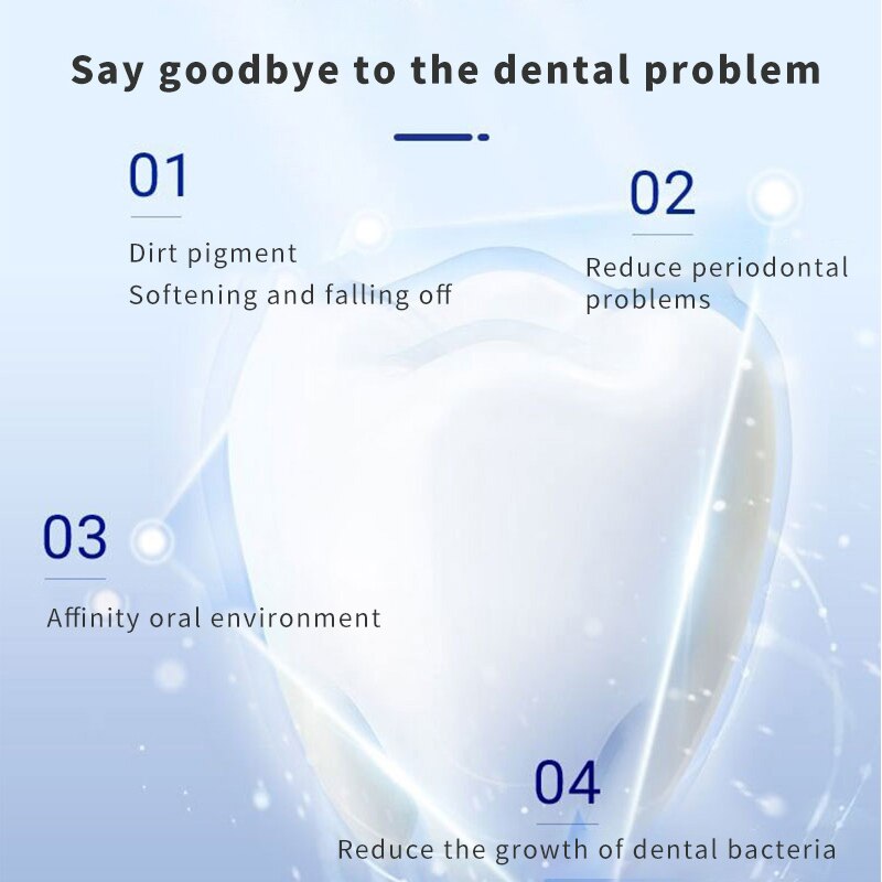 7  Days  Quick Repair of Cavities Caries Removal of Plaque Stains Decay Whitening Yellowing Repair Teeth Teeth Whitening