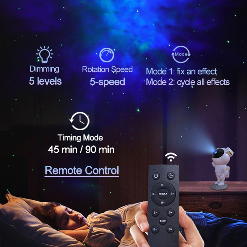 Astronaut Night Sky Projector