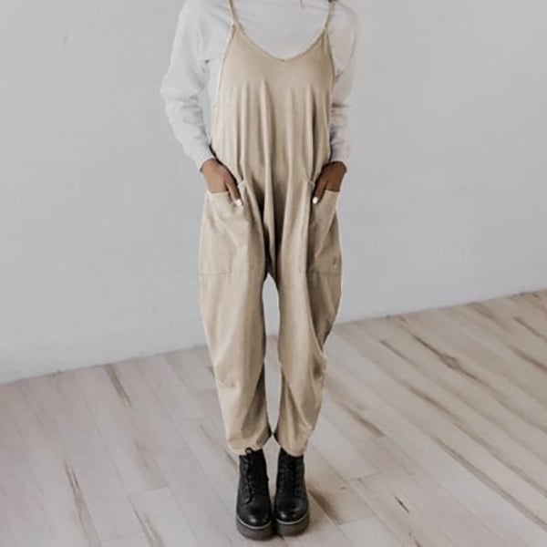 LAST DAY 49% OFF - Wide Leg Jumpsuit with Pockets (Buy 2 Vip Shipping)