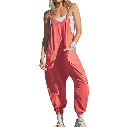 LAST DAY 49% OFF - Wide Leg Jumpsuit with Pockets (Buy 2 Vip Shipping)