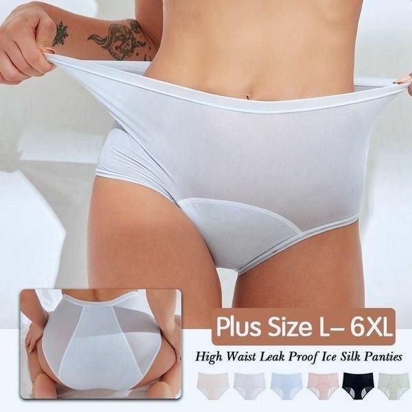 High Waist Leak Proof Panties-Plus Size L-6XL