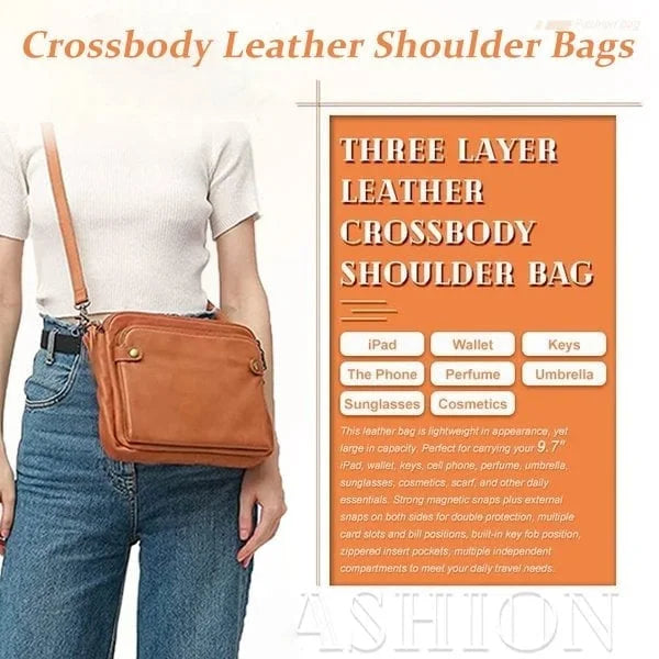 Crossbody Leather Shoulder Bags and Clutches - Hot Sale 60% OFF