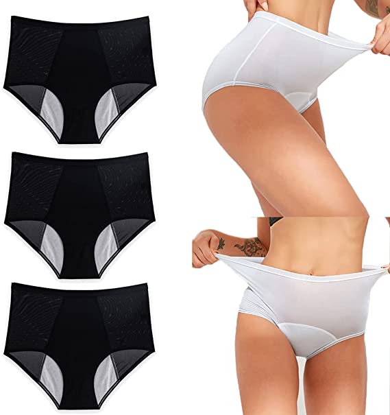 High Waist Leak Proof Panties-Plus Size L-6XL