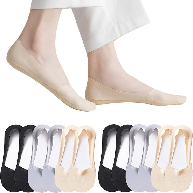 Thin No Show Socks - BUY 6 SAVE 30%