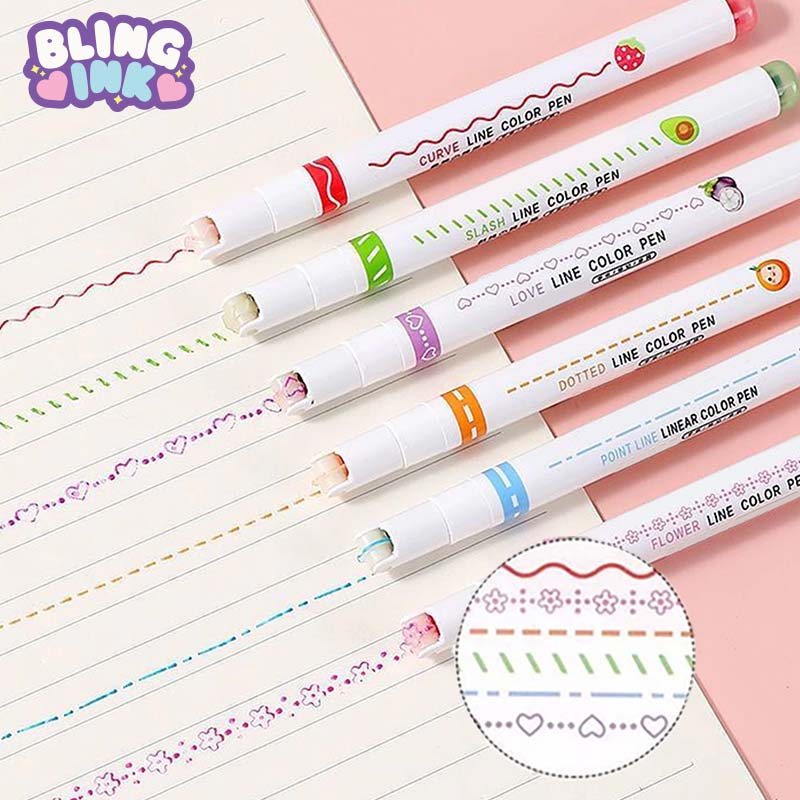 BlingInk - Curved Highlighter Pen