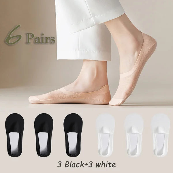 Thin No Show Socks - BUY 6 SAVE 30%