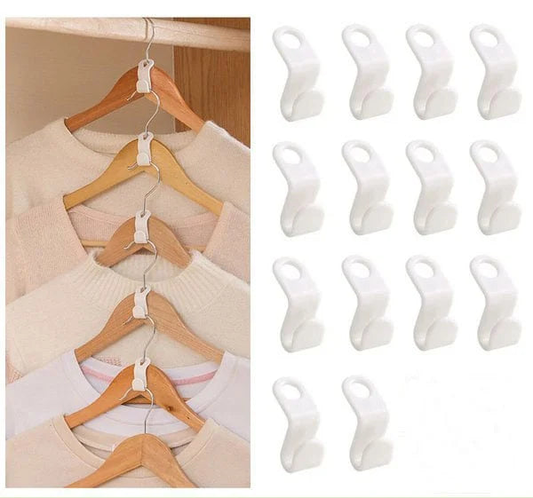 Intellectp - Space-Saving Clothes Hanger Connector Hooks