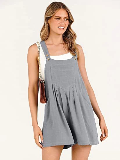 Casual Adjustable Strap Loose Bib Rompers-BUY 2 VIP SHIPPING