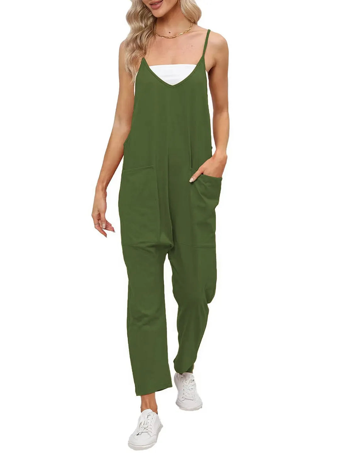 Womens Casual Wide Leg Jumpsuit (Buy 2 Vip Shipping)