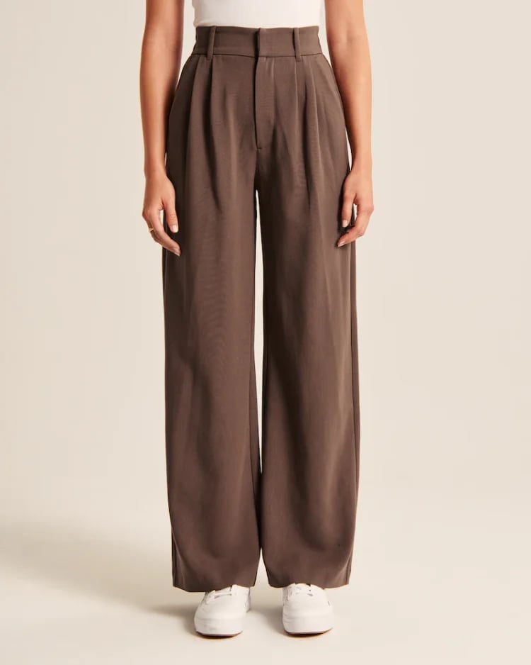 HIGH WAIST TAILORED WIDE LEG PANTS - Last Day 50%OFF