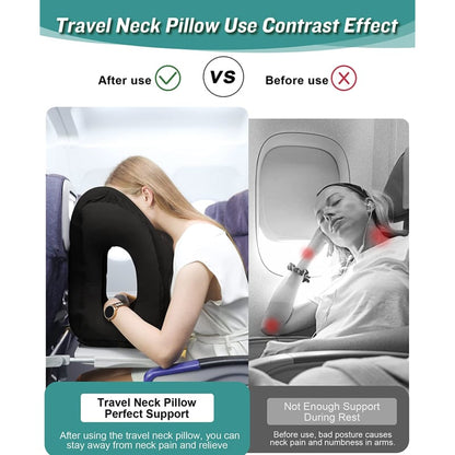 leosporr Inflatable Travel Pillow--Buy 2 Vip Shipping Last Day Special Sale 49% OFF